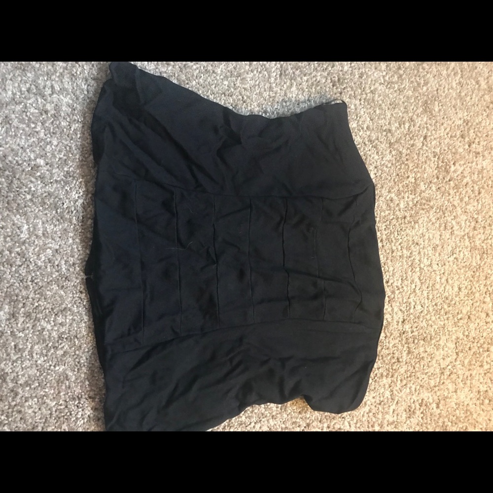 Ponte ribbed bustier